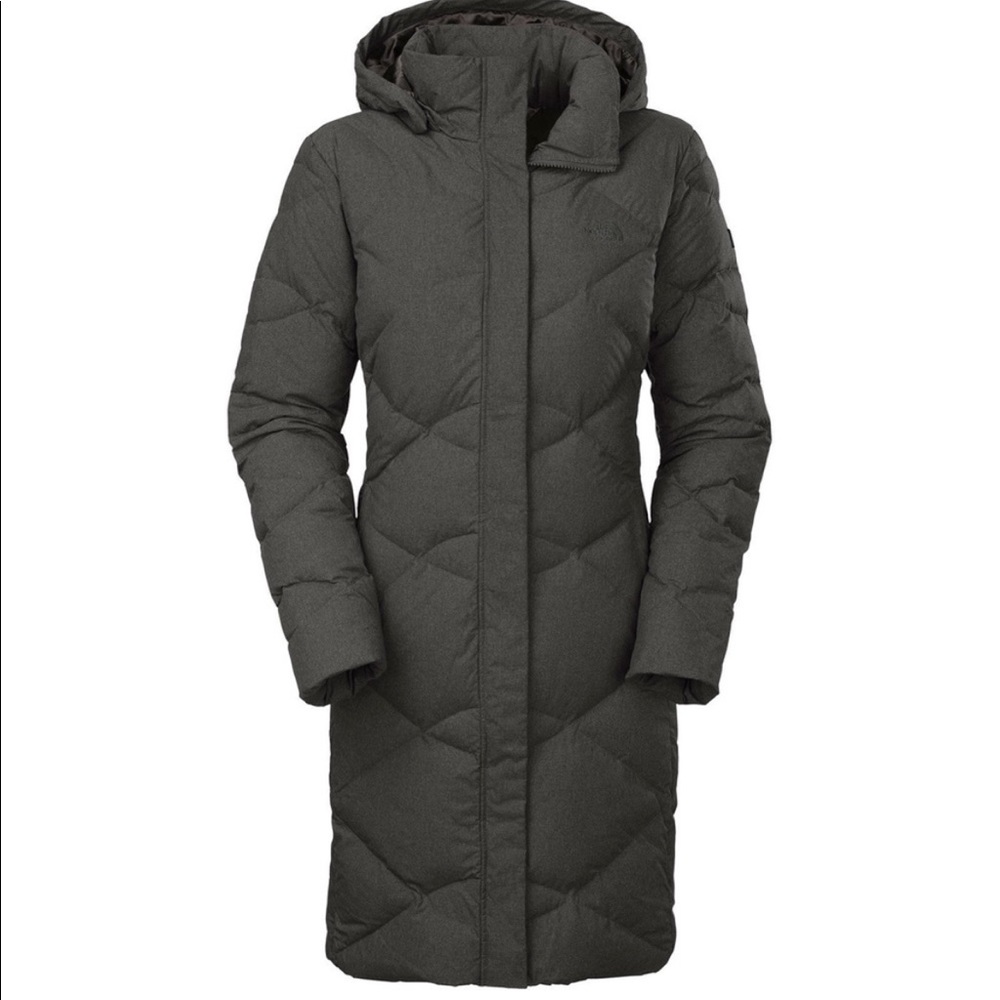 The North Face Miss Metro Charcoal Grey Puffer Parka